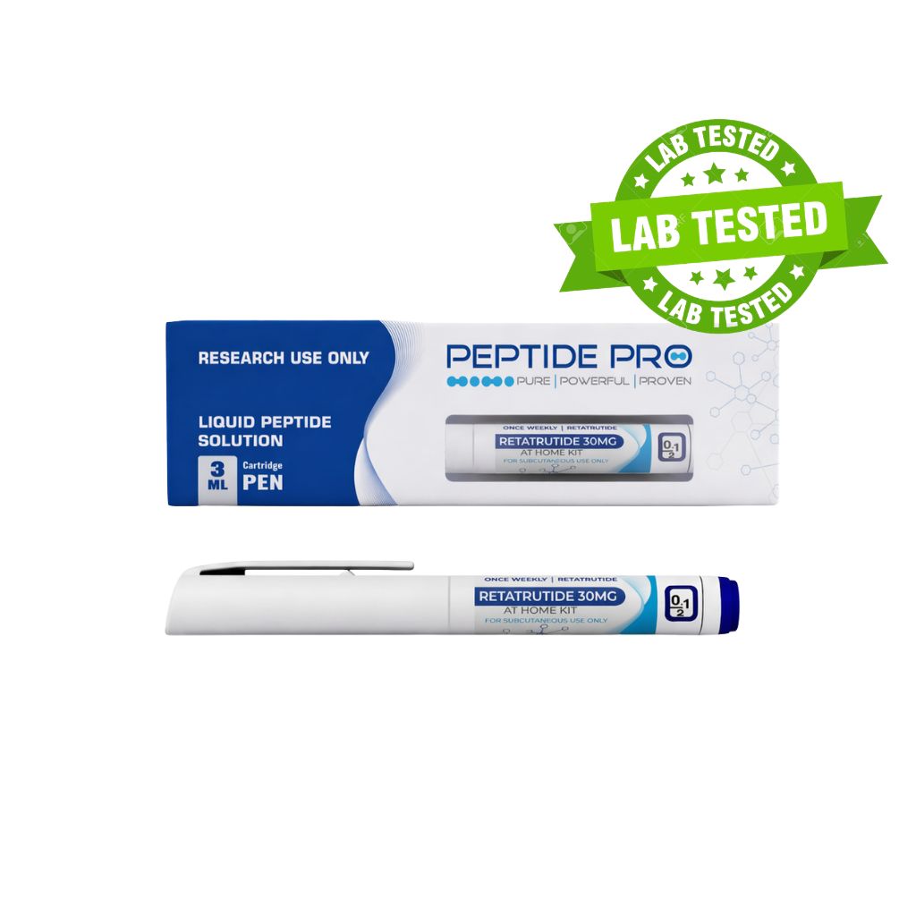 Retatrutide 30mg UK | Triple Agonist Research Peptide | Peptide Pro